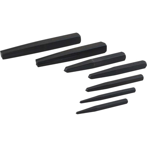 Straight Type Extractor Set, 7 Pieces