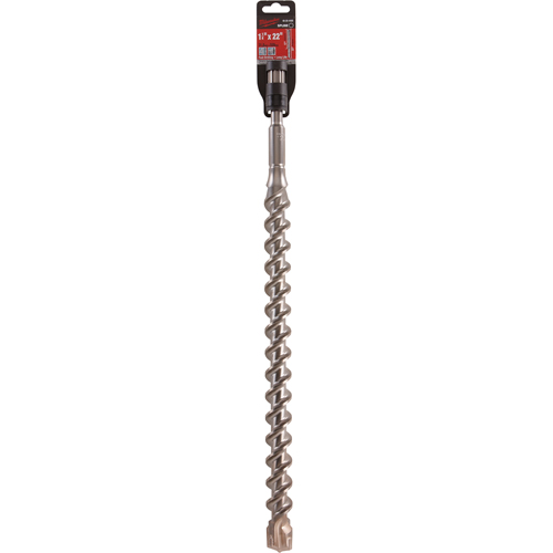 Heavy-Duty 4-Cutter Bit, 1-1/4", Spline Shank, Carbide