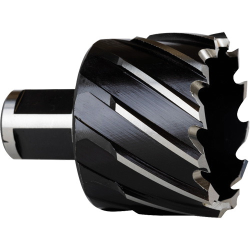Annular Cutter, 1-9/16" Diameter, High Speed Steel, 1" Depth of Cut, 3/4" Shank