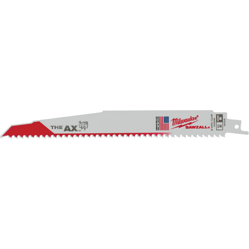 Ax™ Sawzall® Reciprocating Blade, Bi-Metal, 5 TPI, 9" L x 1" W