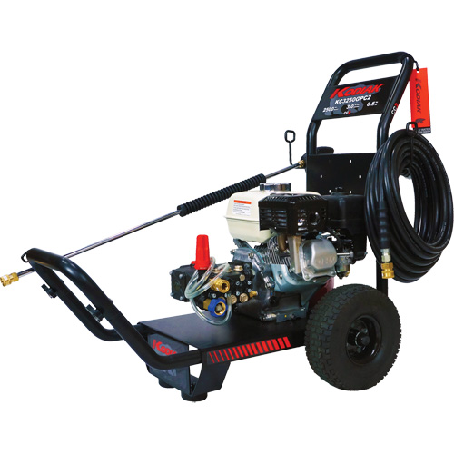Medium-Duty Professional Pressure Washers, Gasoline, 2500 PSI, 3 GPM