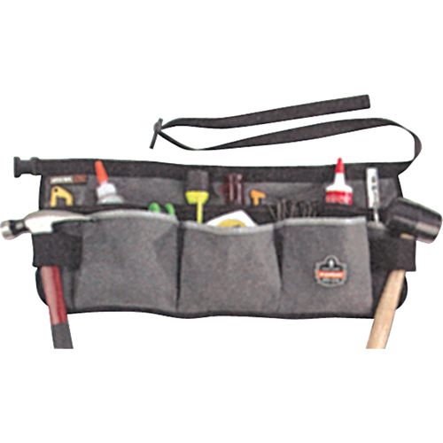 13-Pocket Waist Aprons, Canvas, Grey