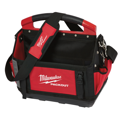 Packout™ Tote, Ballistic Nylon, 31 Pockets, Black/Red