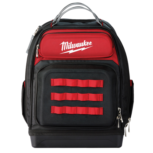 Ultimate Jobsite Backpack, 20" L x 17" W, Black, Ballistic