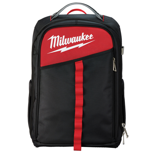 Low-Profile Backpack, 10" L x 12" W, Black, Ballistic
