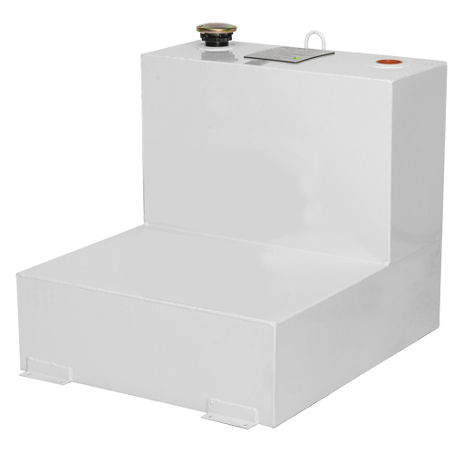 Steel Fuel Transfer Tank, Steel, 48 gal. Capacity, White