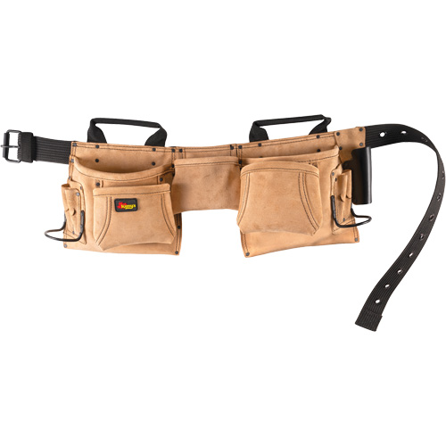 Constructor's Tool Belt, Leather, Tan