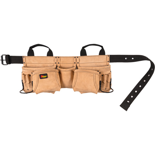 Carpenter's Tool Belt, Leather, Tan