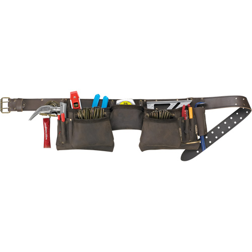 Constructor's Tool Belt, Leather, Tan