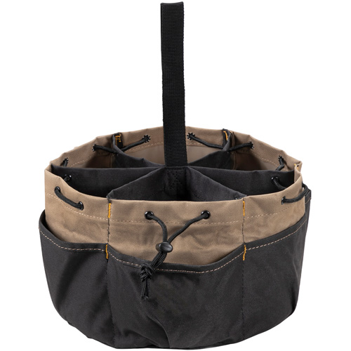 BUCKETBAG™ Tool Bag, Polyester, 18 Pockets, Black