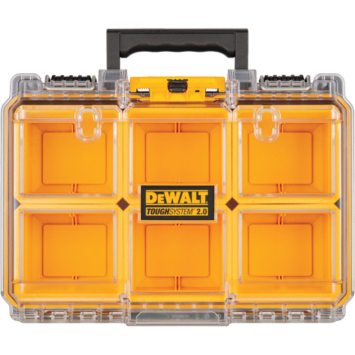 ToughSystem® 2.0 Deep Compact Organizer, 14-1/2" x 10-1/2" x 5-1/5", Yellow