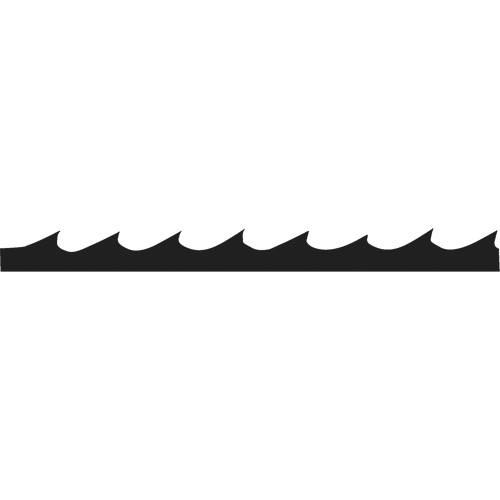 12-Piece Skip Tooth Scroll Saw Blades, Scroll cutting, 0.063" W x 5" L, 9-1/2 TPI