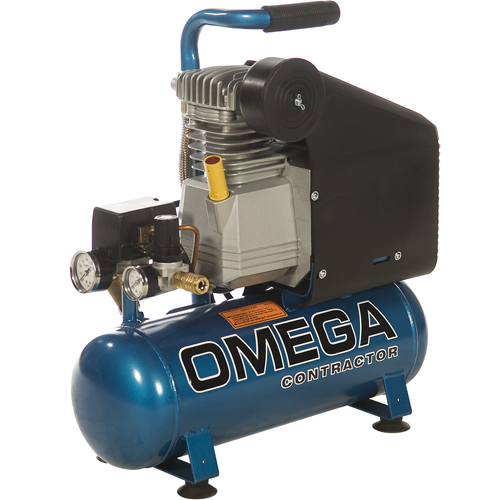 Portable Contractor Series Compressors - Oil Lube, Direct Drive, Electric, 2.6 Gal. (3.2 US Gal), 125 PSI, 115/1 V
