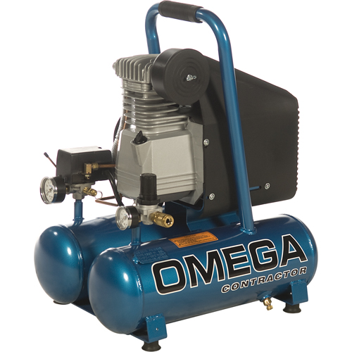 Portable Contractor Series Compressors - Oil Lube, Direct Drive, Electric, 3.3 Gal. (4 US Gal), 125 PSI, 115/1 V