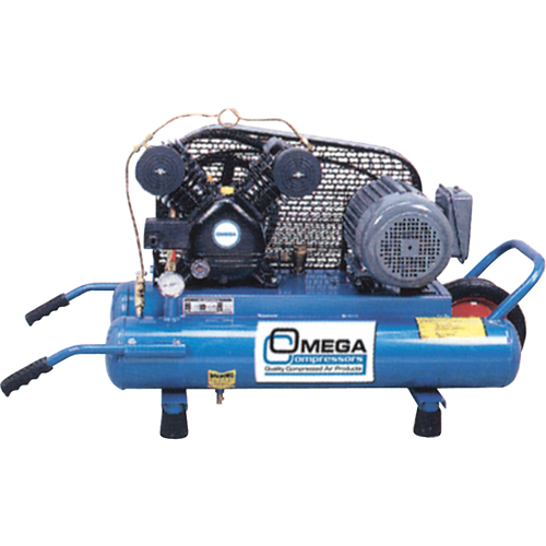 Contractor Series Air Compressors, Electric, 6.6 Gal. (8 US Gal), 125 PSI, 115/1 V