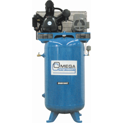 Industrial Series Air Compressors - Vertical Compressors - Two Stage, 66.6 Gal. (80 US Gal)