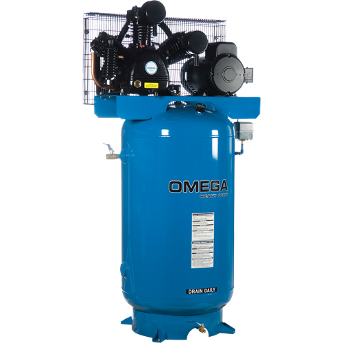 Industrial Series Air Compressors - Horizontal Compressor - Two Stages, 66.6 Gal. (80 US Gal)