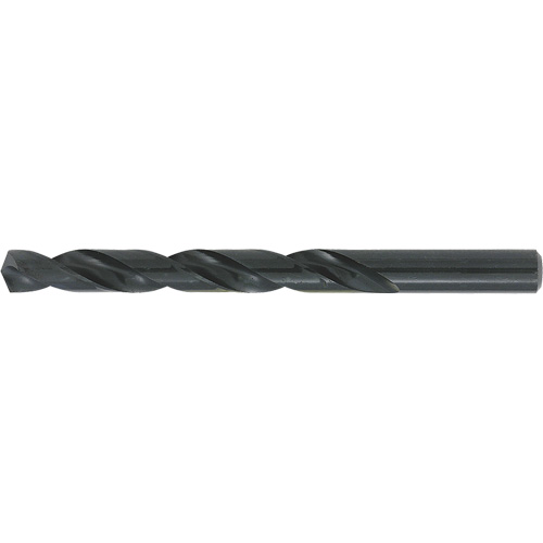 JET-KUT Black Oxide Jobber Drill Bit, High Speed Steel, 3/8", 135° Point Angle