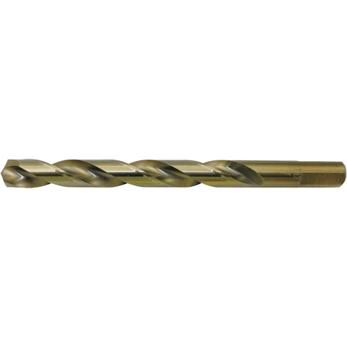 JET-KUT® Gold Super Premium M2 Jobber Drill Bit, High Speed Steel, 15/32", 135° Point Angle