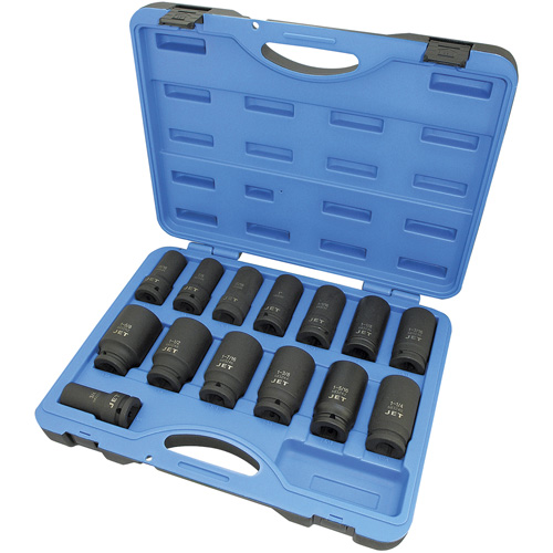PS1434D Socket Set, 14 Pcs, Impact, 3/4" Drive Size, Deep
