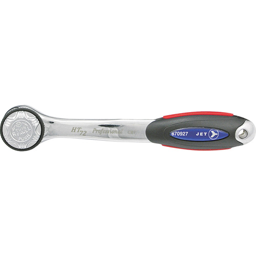 HT-1472 72-Tooth Ratchet Wrench, 1/4" Drive, Ergonomic Handle