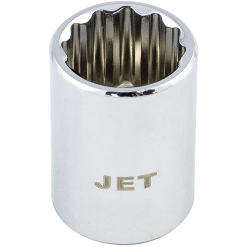 Socket, 7/16", 3/8" Drive, 12 Points