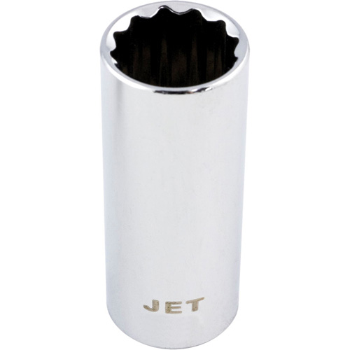 Socket, 11/16", 3/8" Drive, 12 Points, Deep