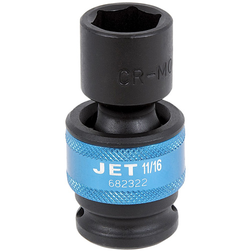 Universal Impact Socket, Impact/Power, 9/16", 1/2" Drive