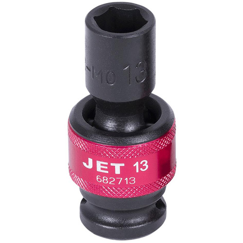 Universal Socket, Impact, 19 mm, 1/2" Drive, 6 Points
