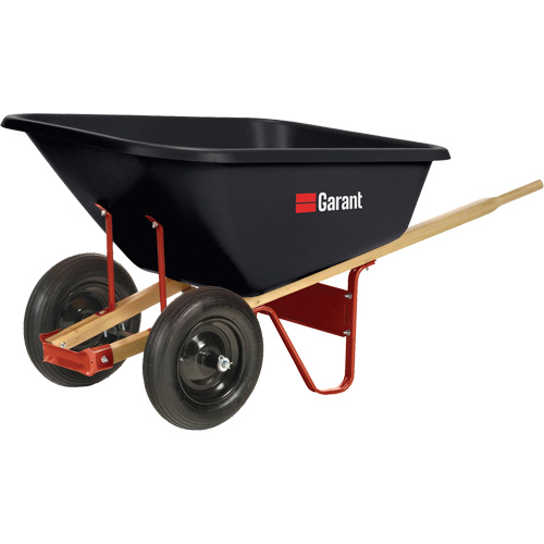 Wheelbarrow, 8 cu. Ft., Polyethylene Tray