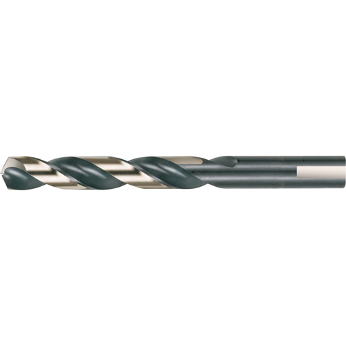 CLE-FORCE Split Point Jobber Drills with 3-Flat Shank, High Speed Steel, 11/64", 3-1/4" L, 2-1/8" Flute, 135° Point Angle