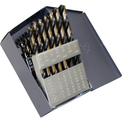 CLE-FORCE Drill Sets, 29 Pieces, High Speed Steel