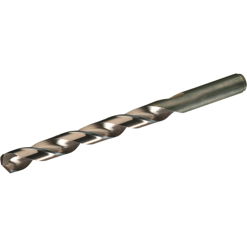 CLE-LINE Split Point Jobber Length Drill Bits, Cobalt, L, 4-1/4" L, 2-15/16" Flute, 135° Point Angle