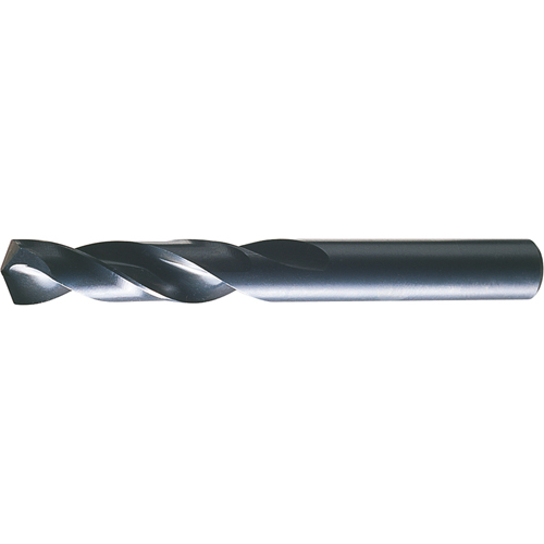 CLE-LINE Screw Machine Length Drill Bit, #58, High Speed Steel, 1/2" Flute, 135° Point