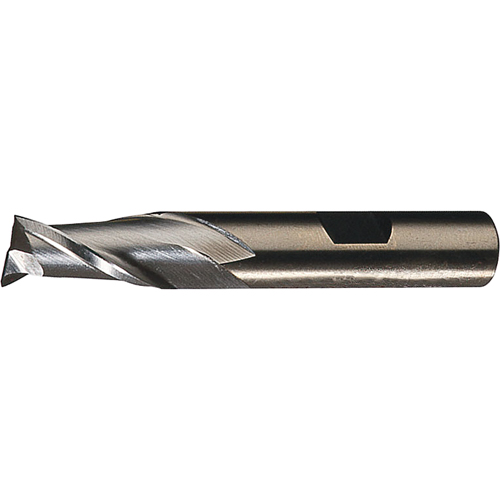 CLEVELAND Single End Center Cutting Square End Finishers, 7/16" Dia., 2 Flutes, Cobalt