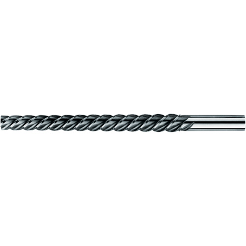 CLEVELAND High Spiral Spirex® Taper Pin Reamer, #7 Drill, #7 Reamer, Spiral Flute, High Speed Steel, Taper Shank