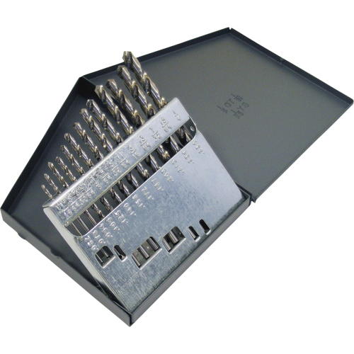 CLE-LINE Drill Sets, 13 Pieces, High Speed Steel