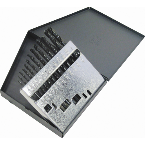 CLE-LINE Drill Sets, 13 Pieces, High Speed Steel