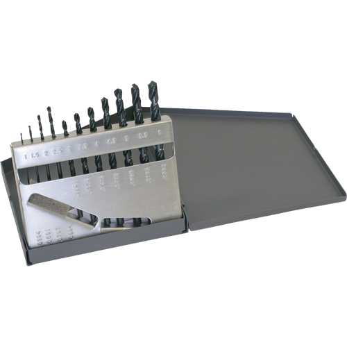 CLE-LINE Drill Sets, 11 Pieces, High Speed Steel