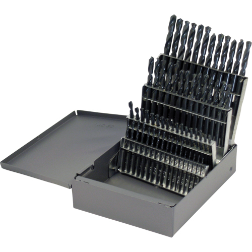 CLE-LINE Drill Sets, 60 Pieces, High Speed Steel