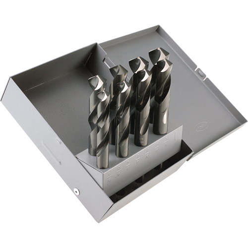 CLE-LINE Drill Sets, 8 Pieces, High Speed Steel