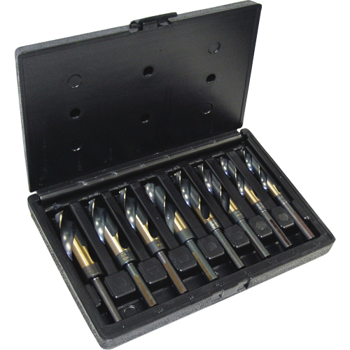 CLE-LINE Drill Sets, 8 Pieces, High Speed Steel