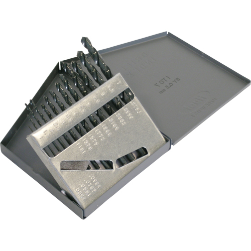 CHICAGO-LATROBE Drill Sets, 13 Pieces, High Speed Steel