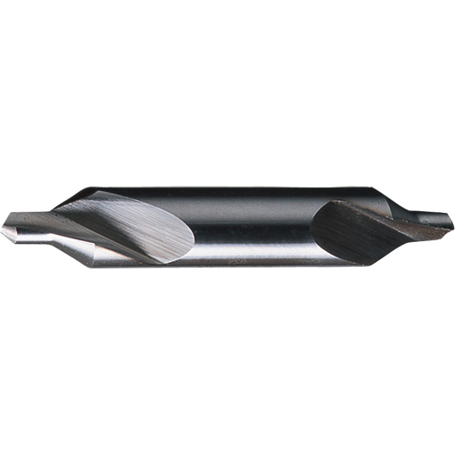 CLE-LINE Bright Finish Combined Drill & Countersink, #3, High Speed Steel