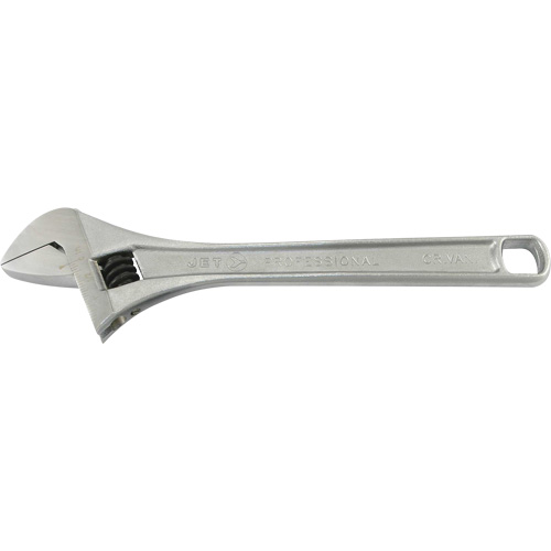 AWP-12 Super Heavy-Duty Professional Adjustable Wrench, 12" L, 1-1/2" Max Width, Chrome