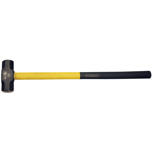 Heavy-Duty Sledge Hammer, 6 lbs., 34", Fibreglass Handle