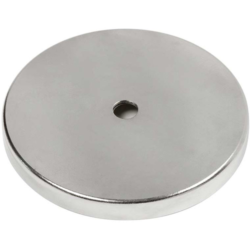 Low Profile Cup Magnets, 1-1/4" Dia., 35 lbs. Pull