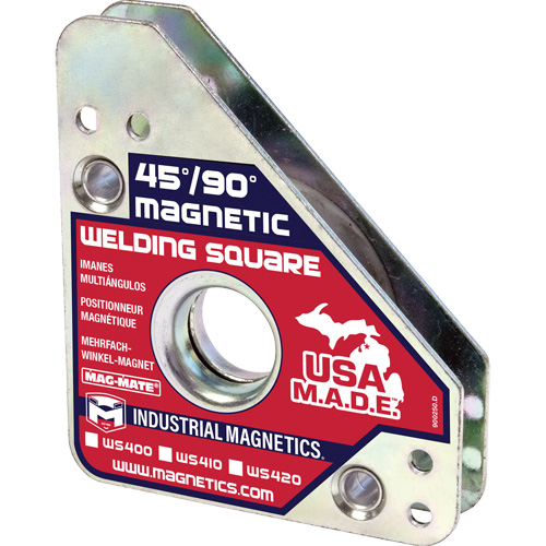 Magnetic Welding Squares, 3-3/4" L x 3/4" W x 4-3/8" H, 75 lbs.