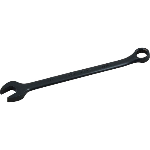Flat Shank Combination Wrench, 12 Point, 5/16", Black Oxide Finish