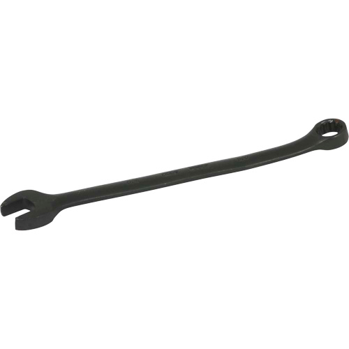 Flat Shank Combination Wrench, 12 Point, 3/8", Black Oxide Finish